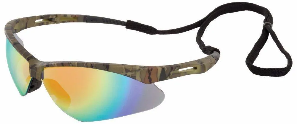 ERB Octane Camo Mirror Safety Glasses #15340