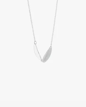 Evening single necklace silver