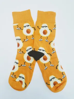 Fruit w/ Glasses Crew Socks