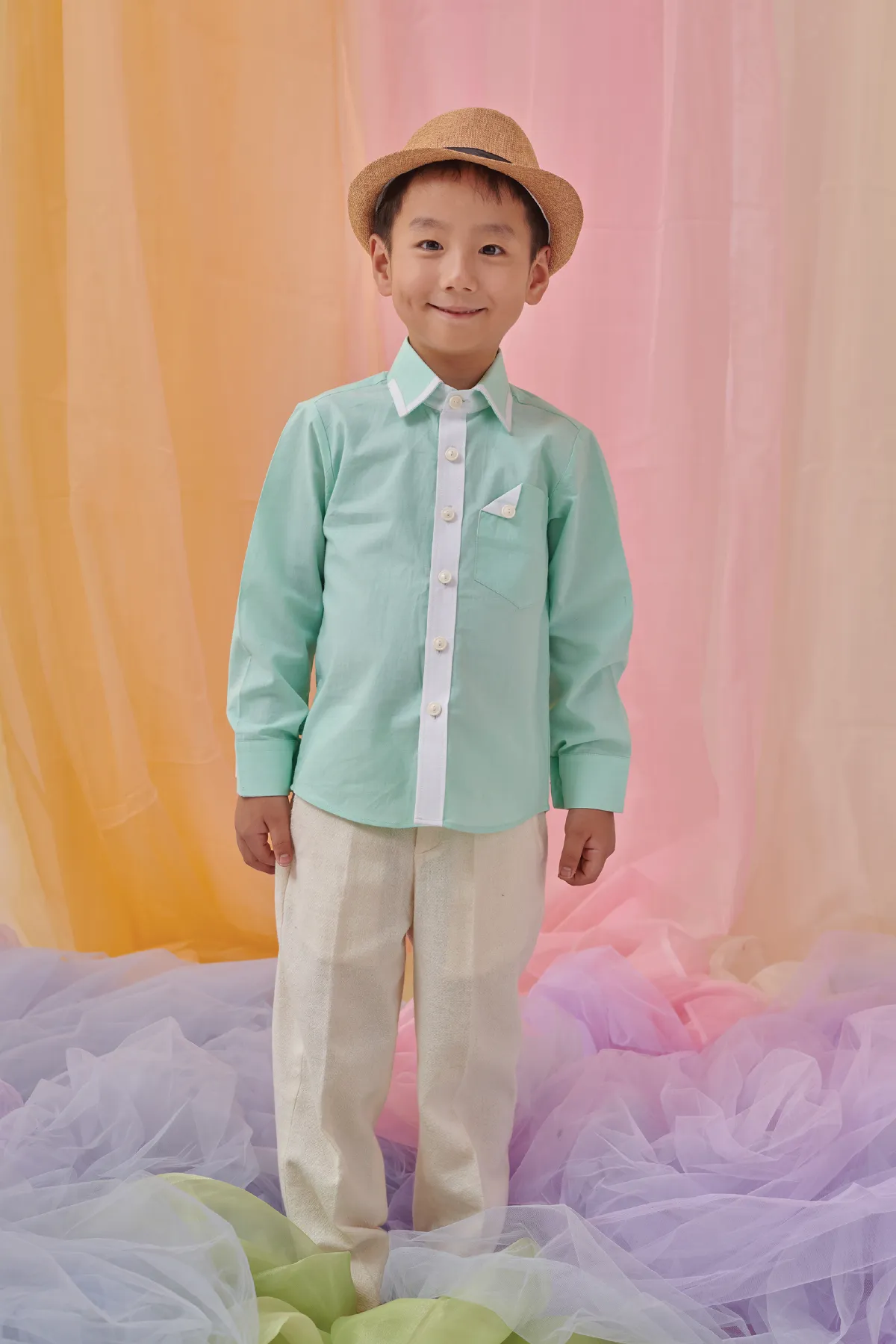 FURIN - Summer Sea Green shirt