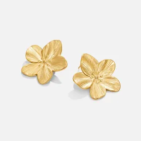 Gold Blossom Earrings