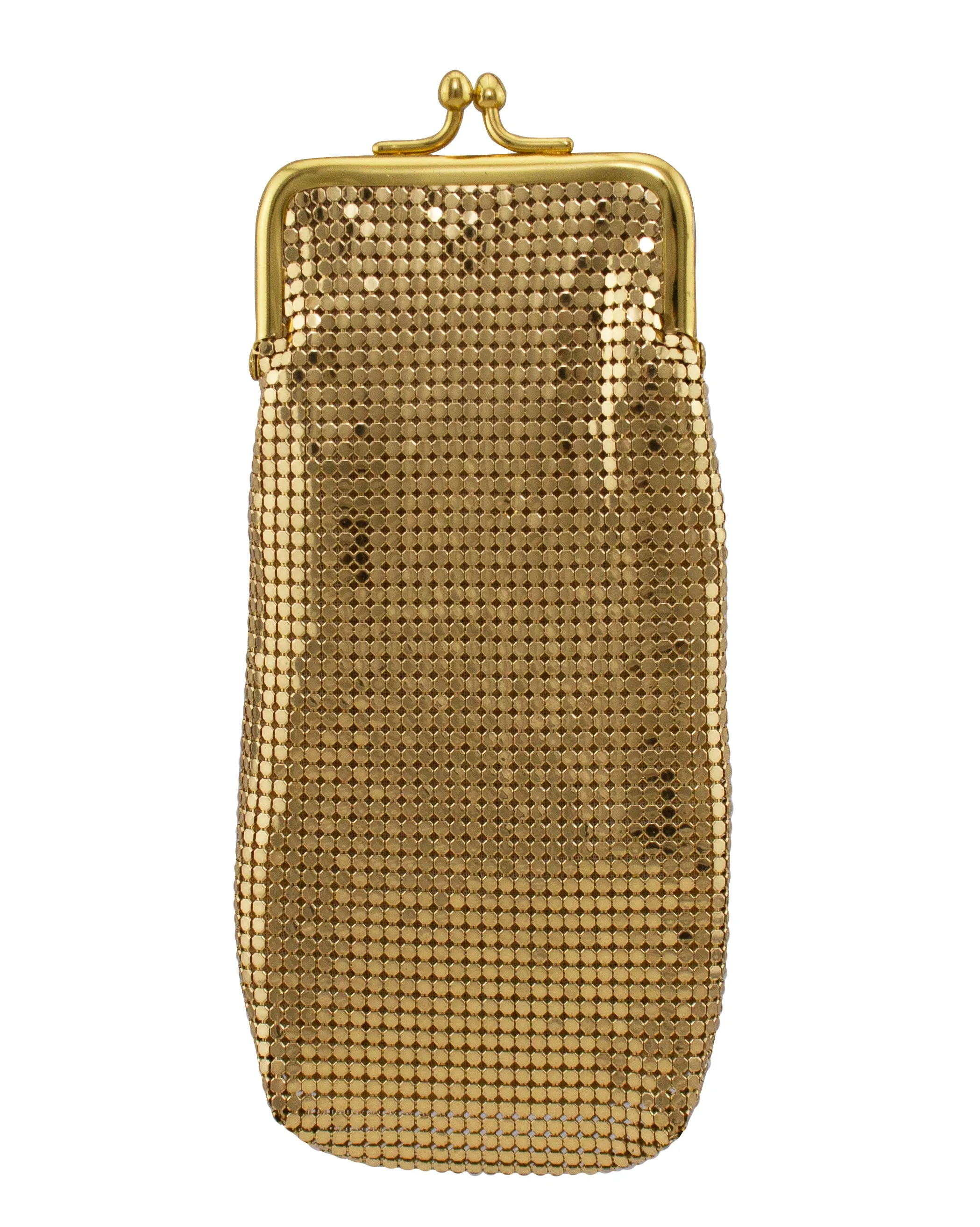 Gold Mesh Glasses Case