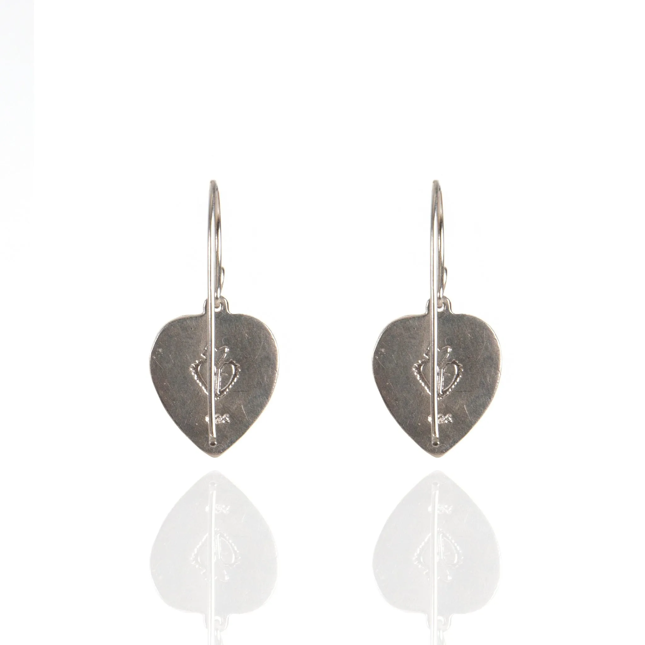 Heart Relic Earrings