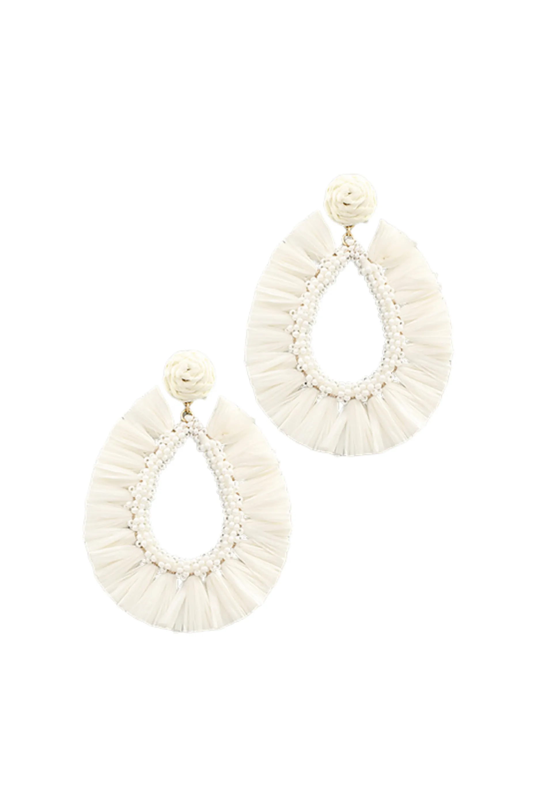 Kokomo Earrings / White