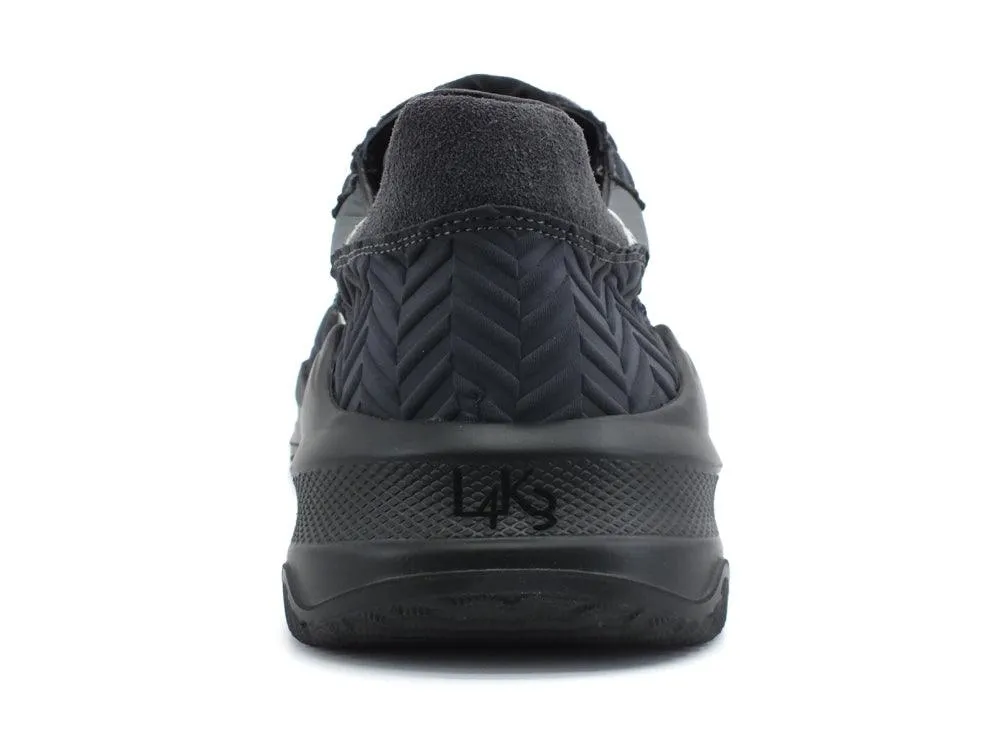 LAKE Mr Big Primordial Sneaker Silver C49-PRI