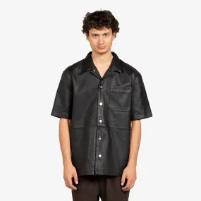 Leather Summer Shirt Black