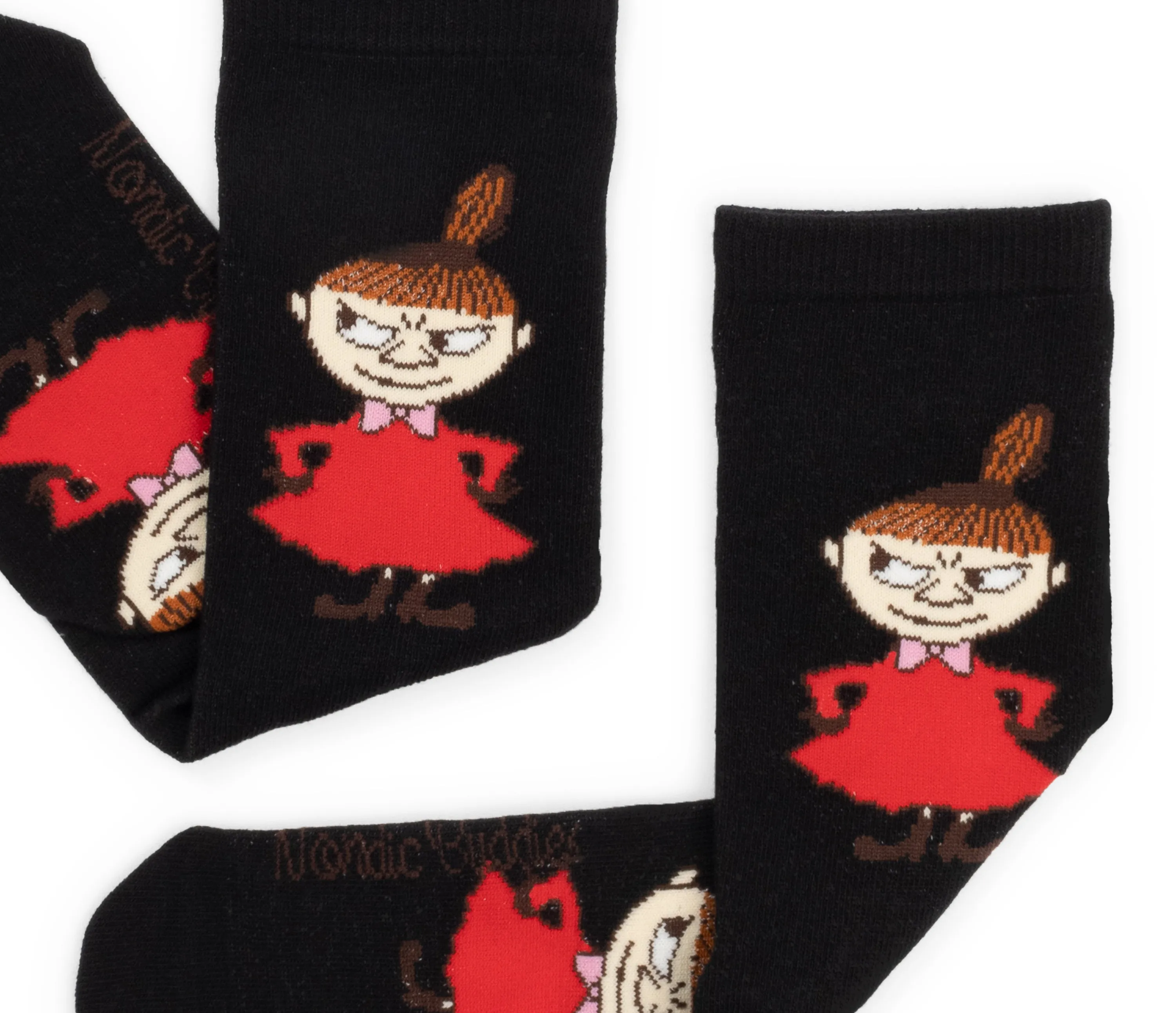 Little My Planning Tricks Ladies Socks - Black