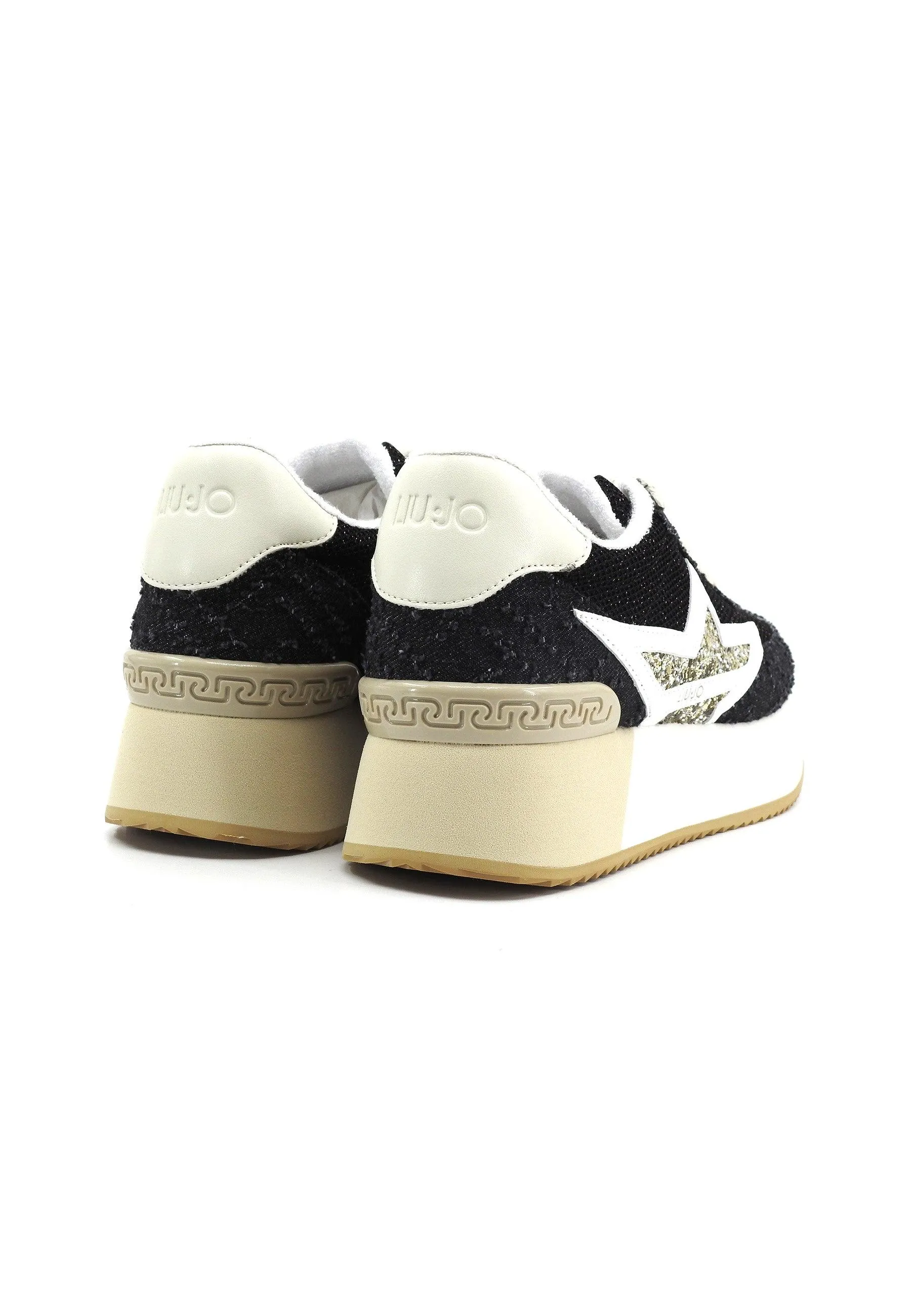 LIU JO Dreamy 03 Sneaker Donna Black Gold BA4083TX404