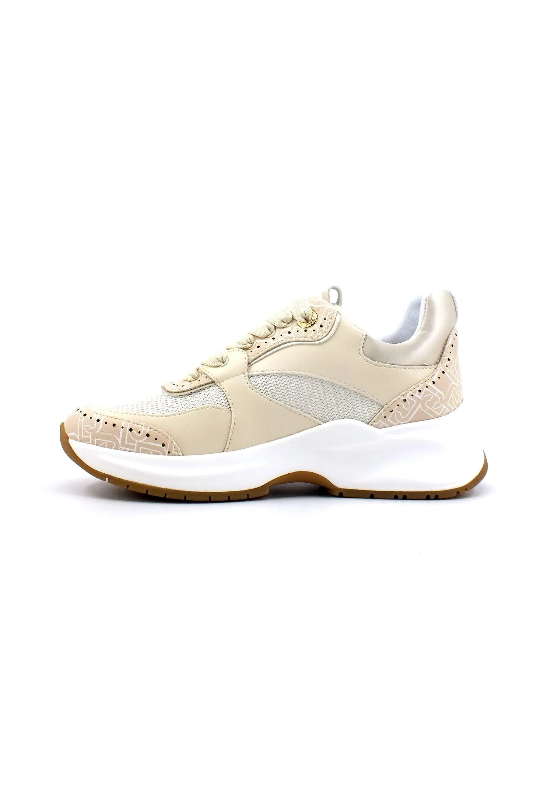 LIU JO Lily 17 Sneaker Donna Milk Gold BA3081EX170