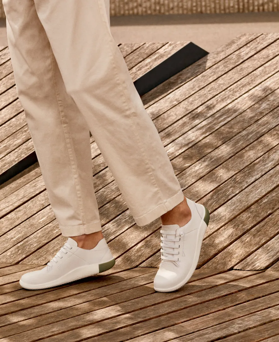 Men's KNX Leather Sneaker  |  Star White/Star White