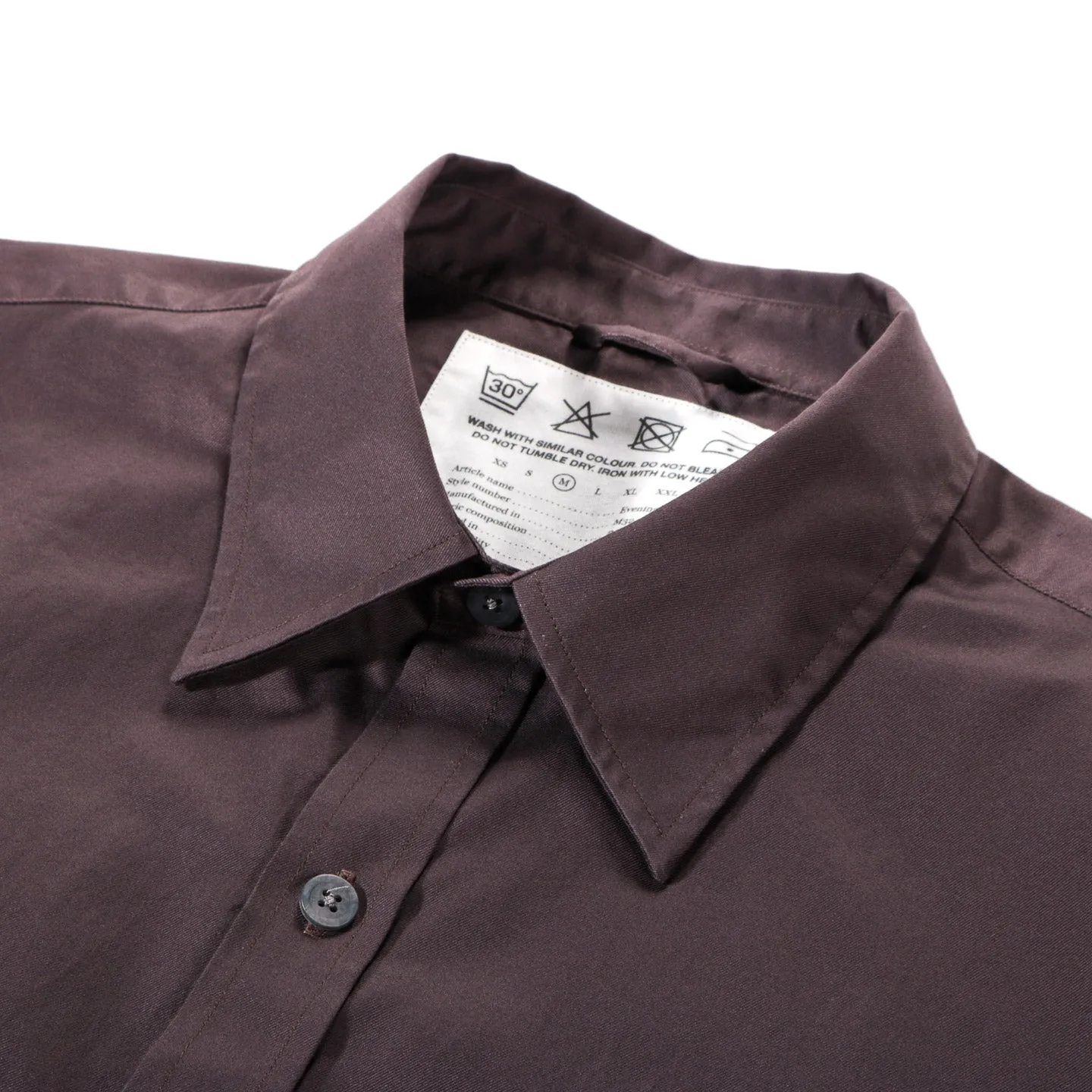 MFPEN EVENING SHIRT AUBERGINE