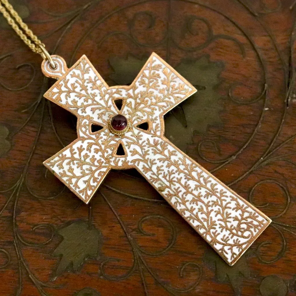 Morning and Evening Cross Necklace