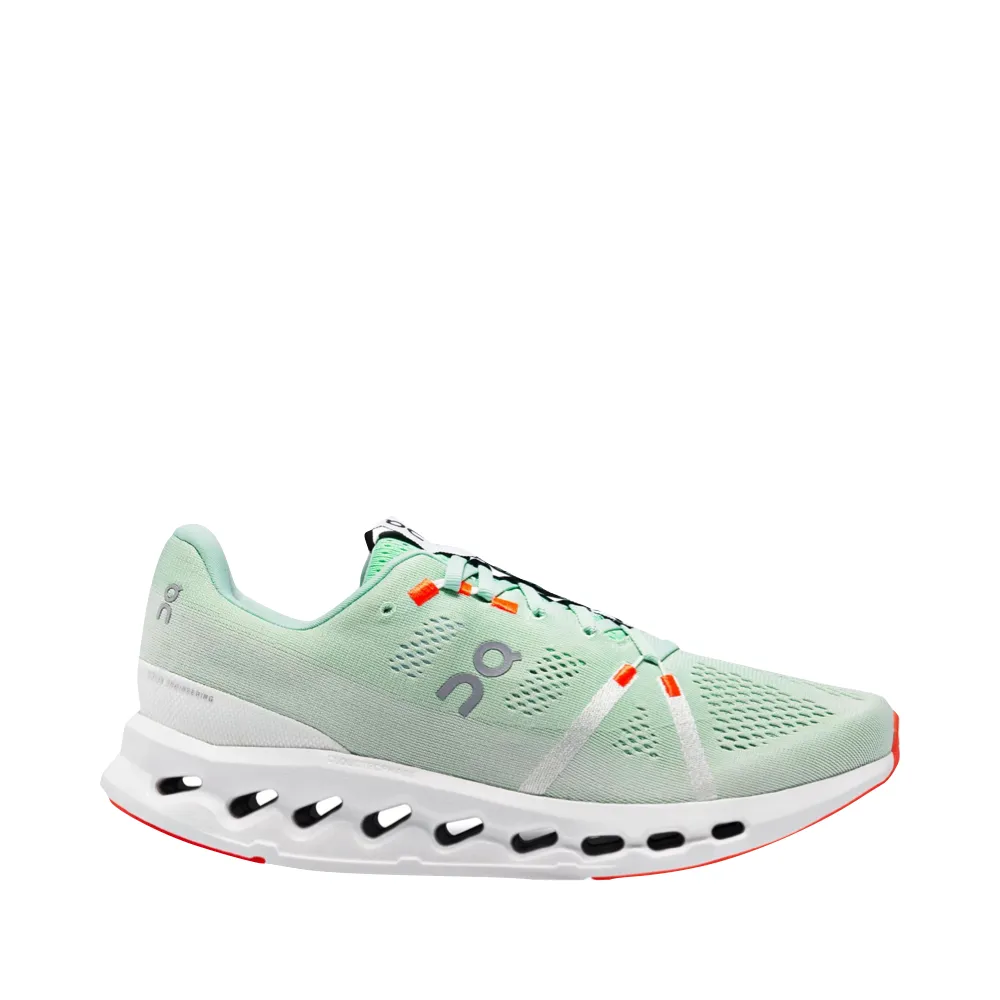 On Men's Cloudsurfer Running Sneaker (Creek/White)