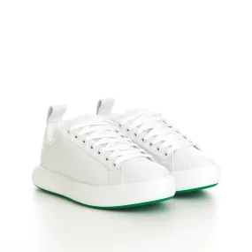 Pillow Sneaker In Optic White Leather