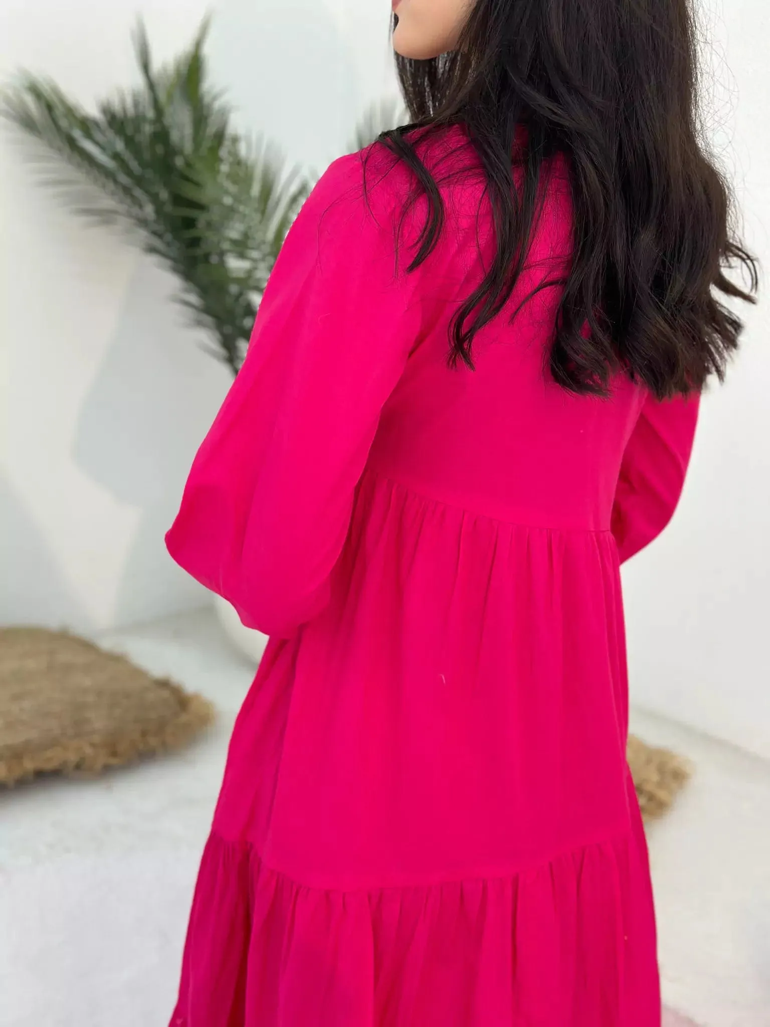 Pink Lush Cotton Summer Dress