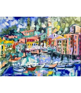 Portofino summer - art print