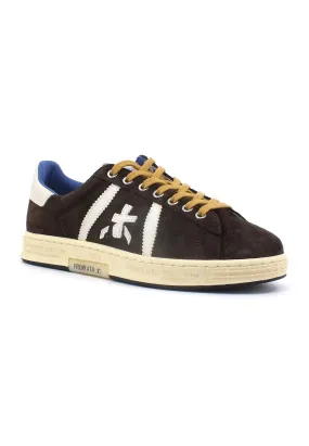 PREMIATA Sneaker Uomo Dark Brown White RUSSEL-6428