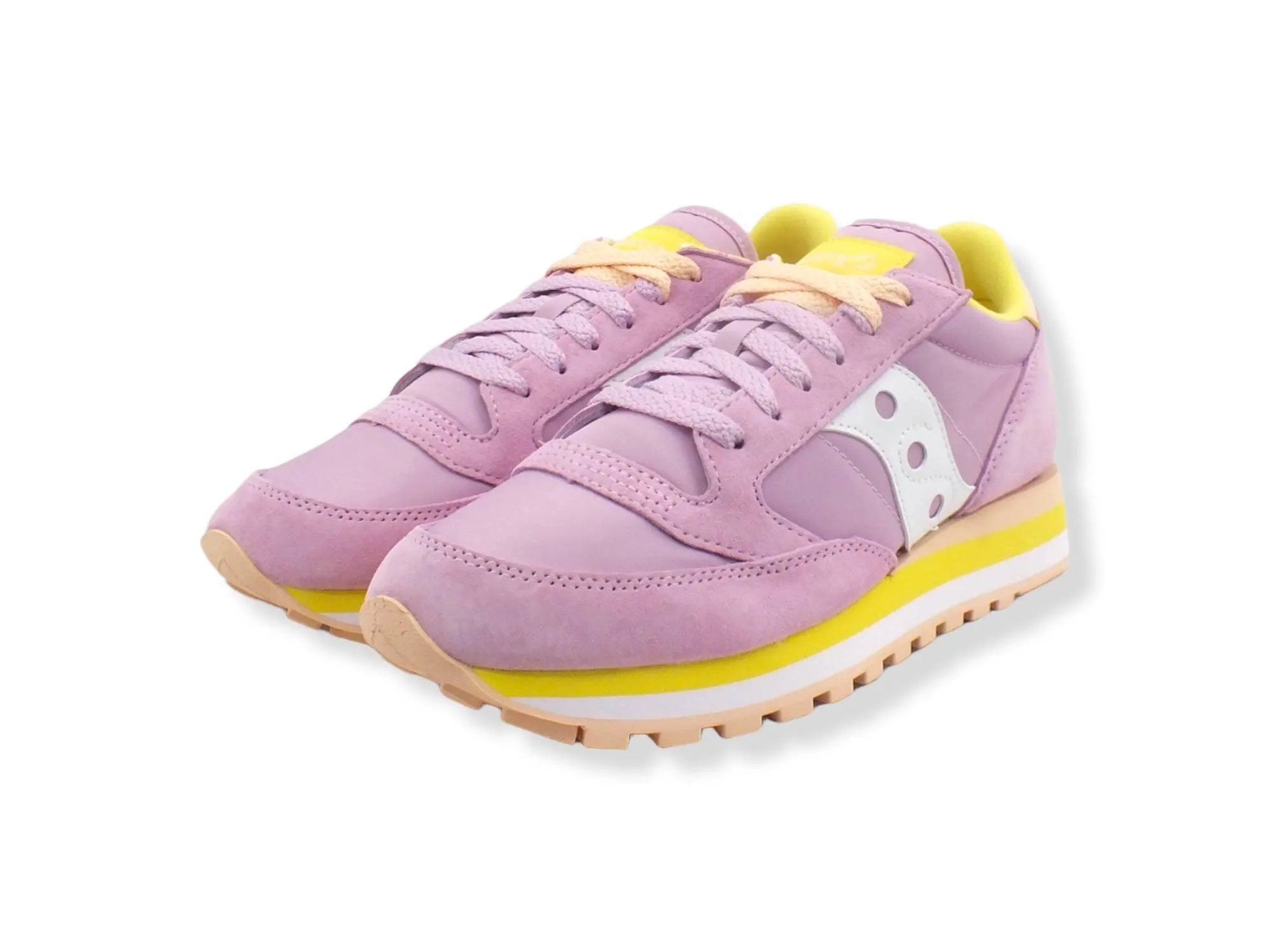 SAUCONY Jazz Triple Sneaker Donna Pink Yellow S60530-18