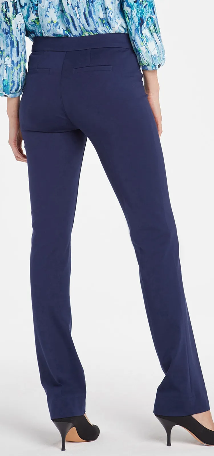 Slim Trouser Donkerblauw Jersey | Evening Tide