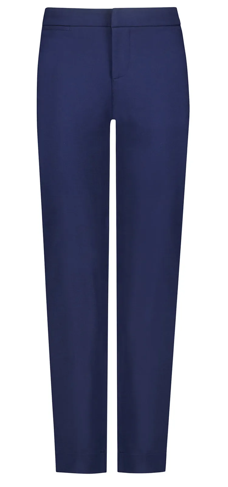 Slim Trouser Donkerblauw Jersey | Evening Tide