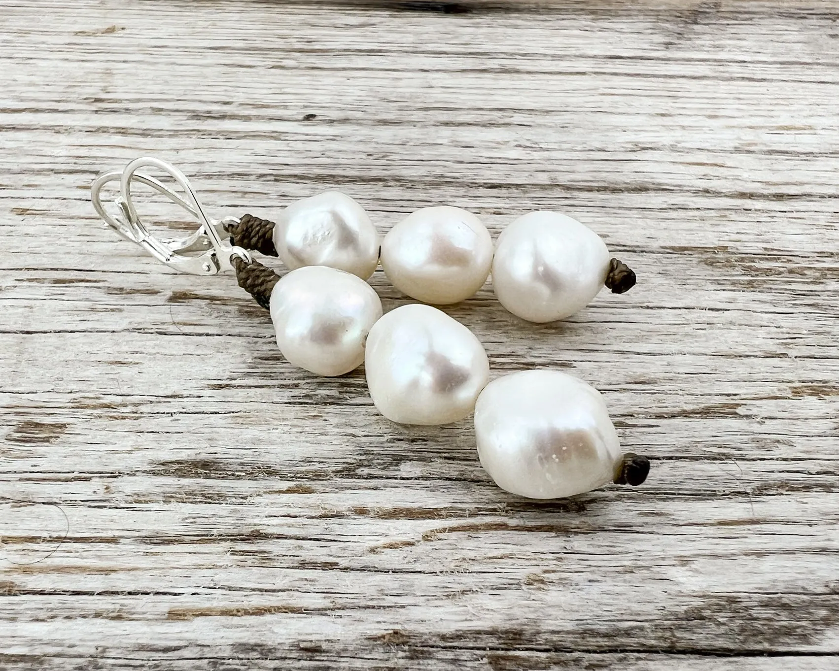 Stacked Pearl Earrings