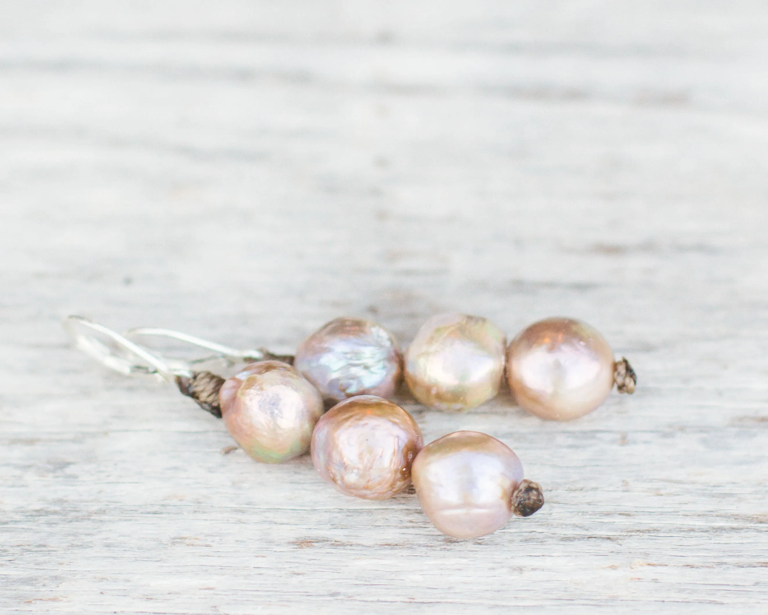 Stacked Pearl Earrings