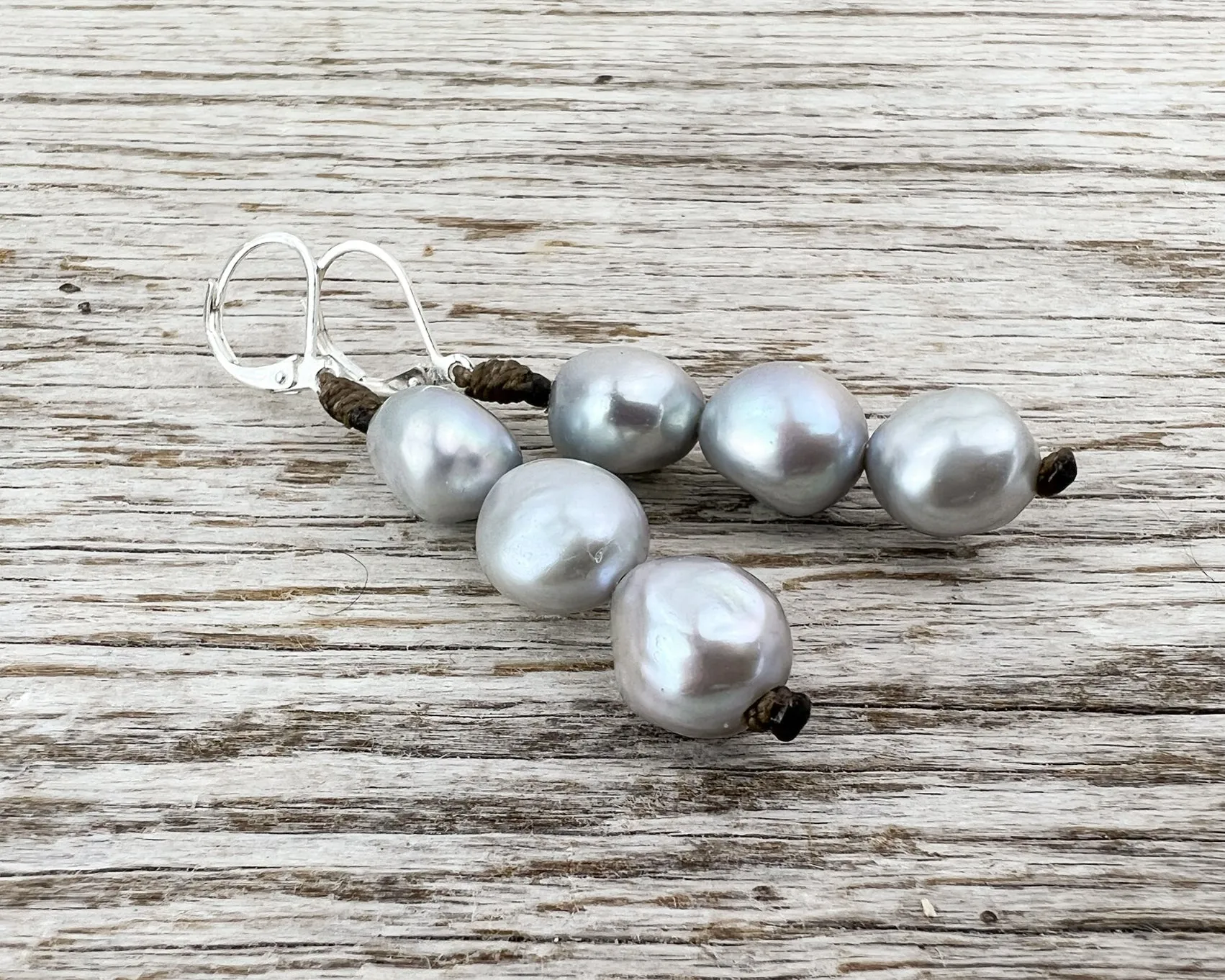 Stacked Pearl Earrings