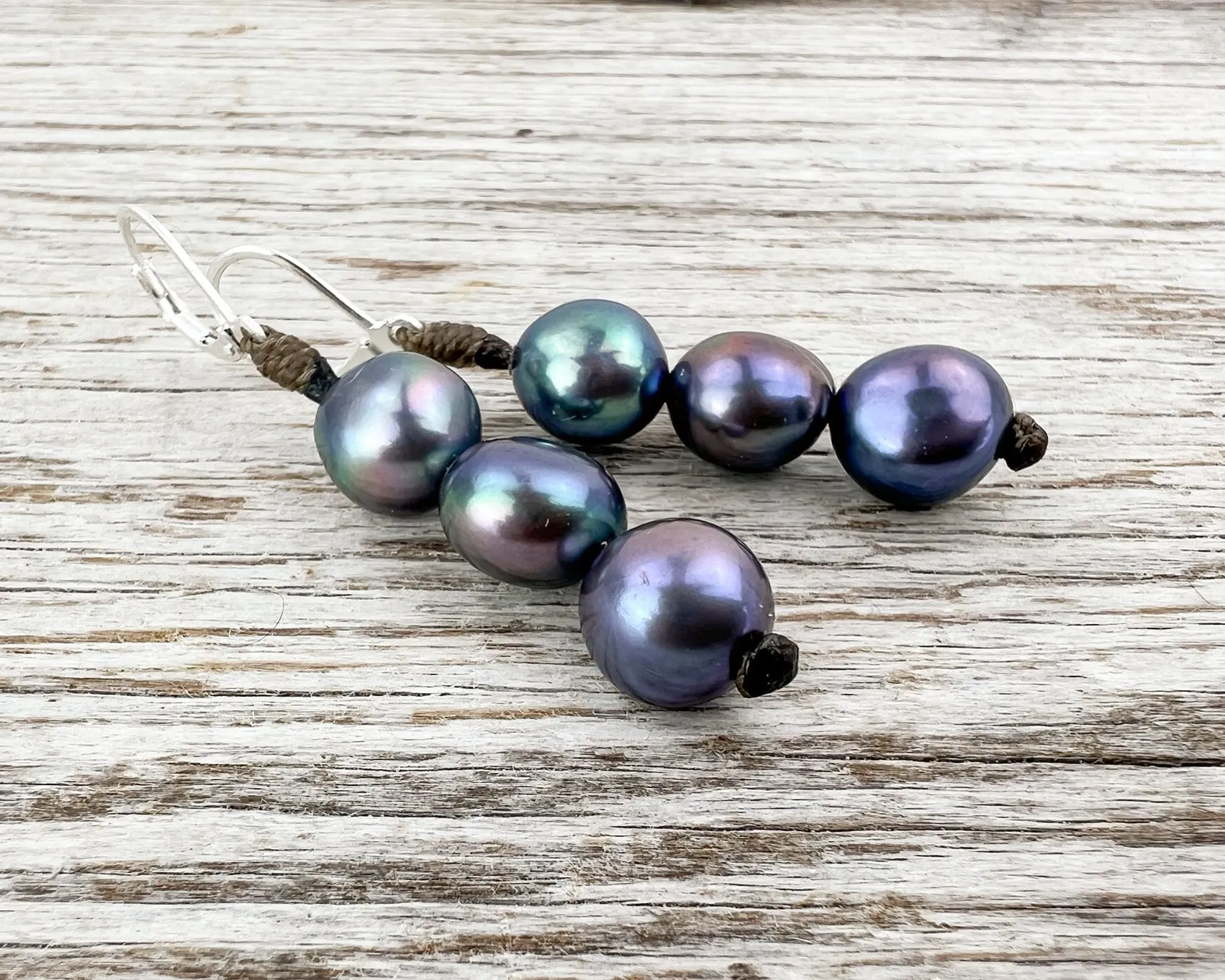 Stacked Pearl Earrings