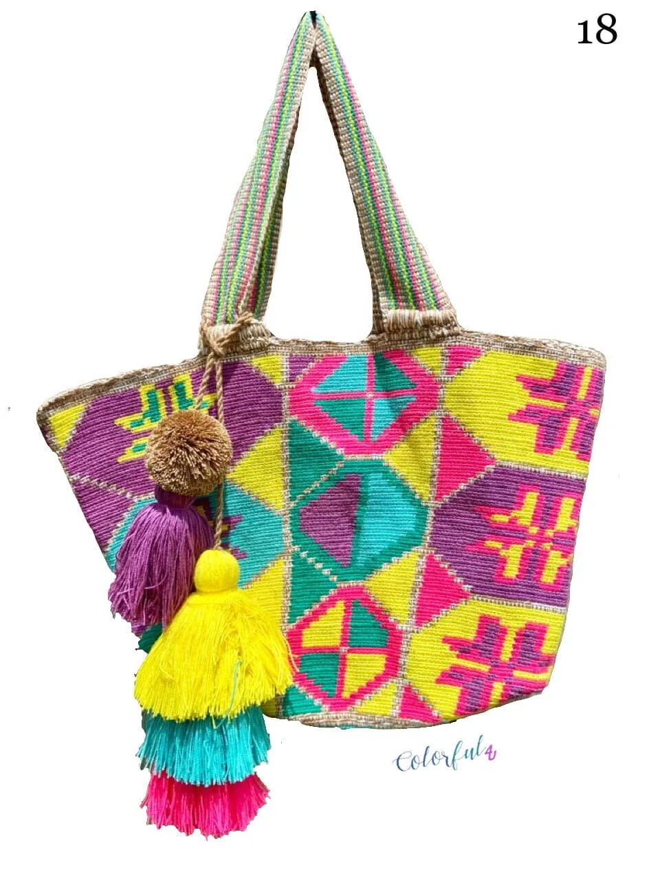 Summer Solstice Tote Bags - Summer Crochet Beach Totes