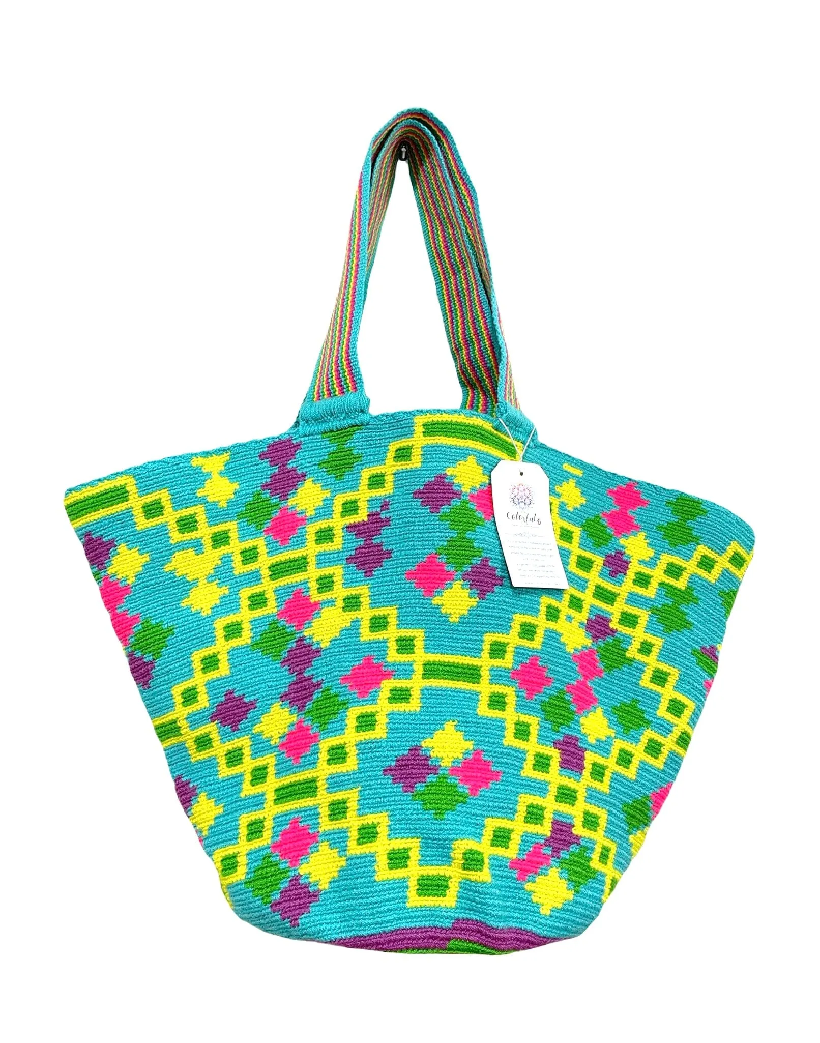 Summer Solstice Tote Bags - Summer Crochet Beach Totes