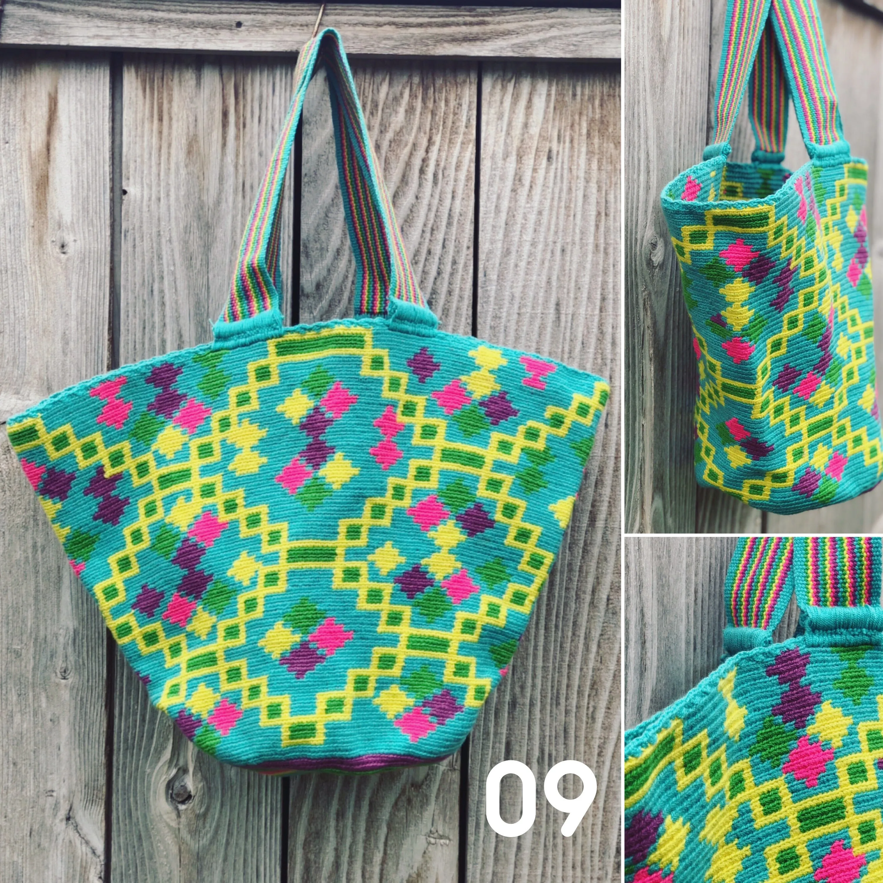 Summer Solstice Tote Bags - Summer Crochet Beach Totes