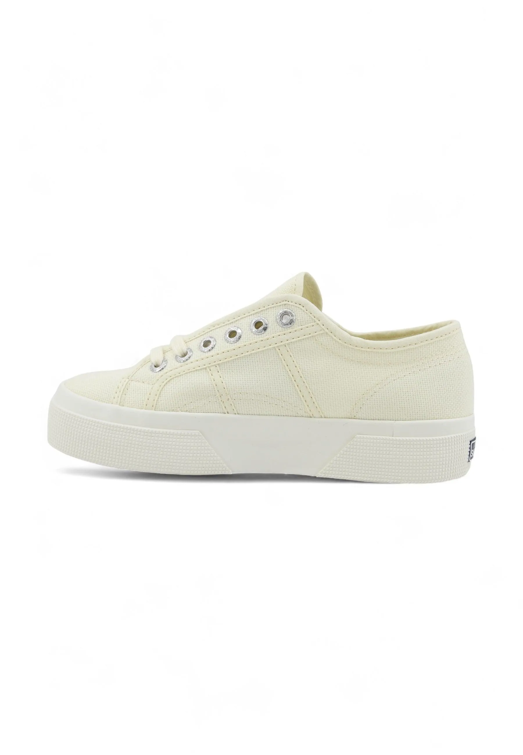 SUPERGA 2740 Platform Sneaker Donna Beige Natural Avorio S21384W