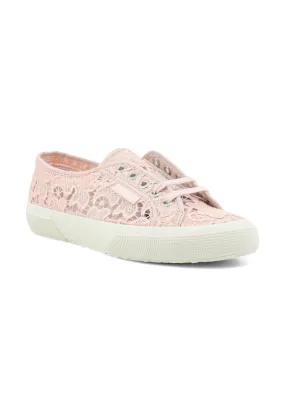 SUPERGA 2750 Macrame Sneaker Donna Pink Ish Avorio S81219W