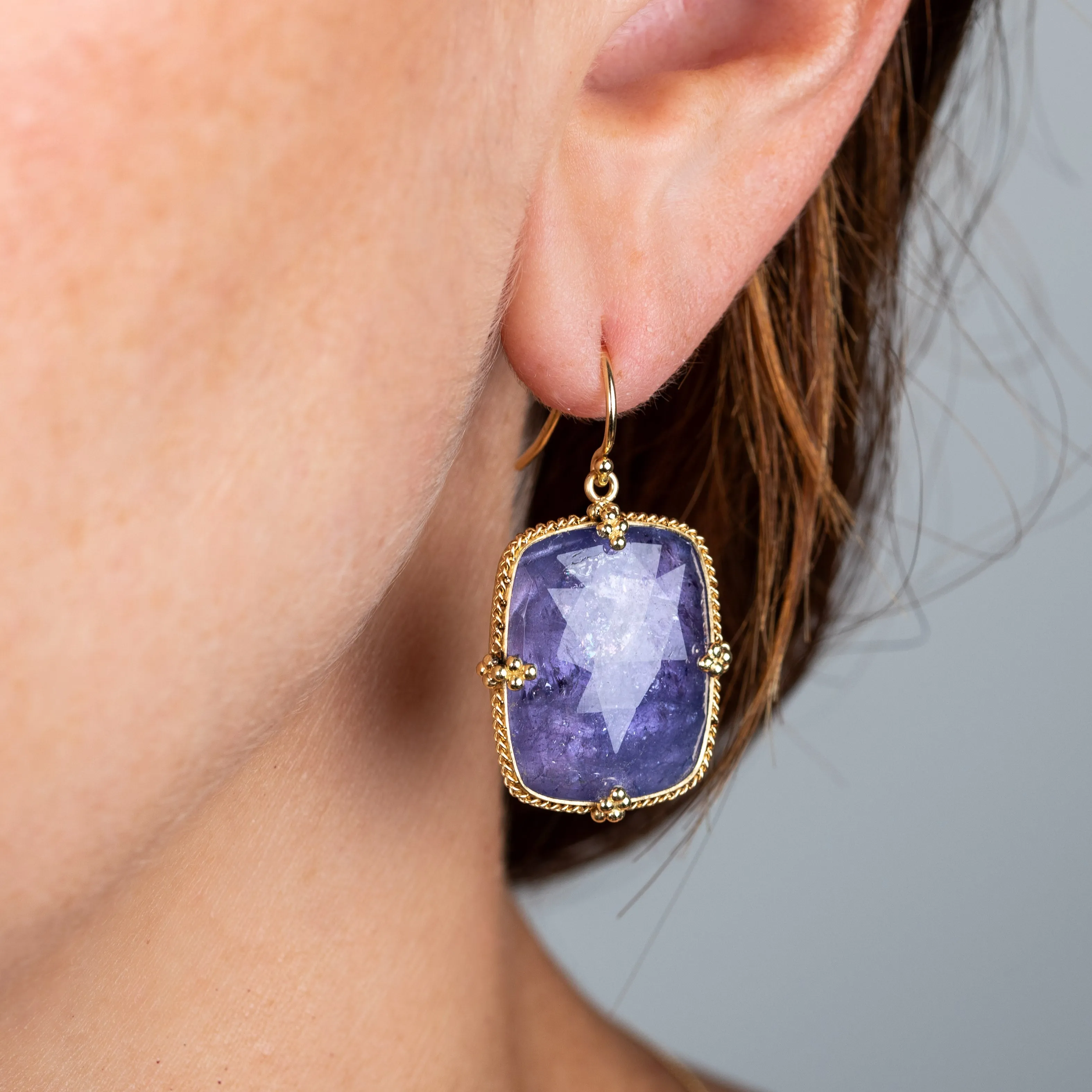 Tanzanite Statement Earrings