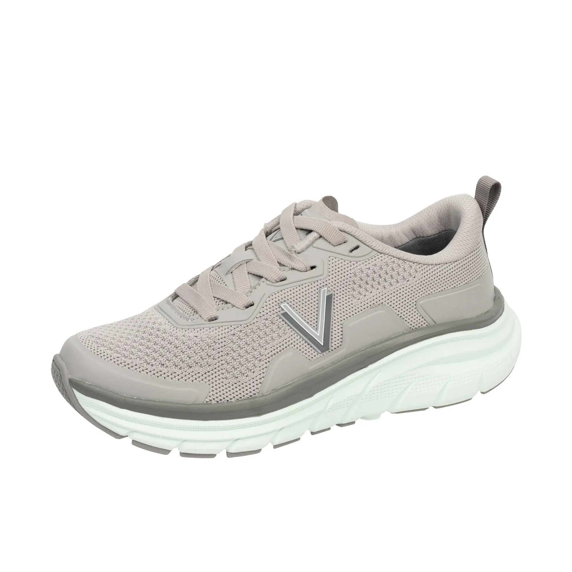 Vionic Womens Walk Max Lace Up Sneaker Light Grey