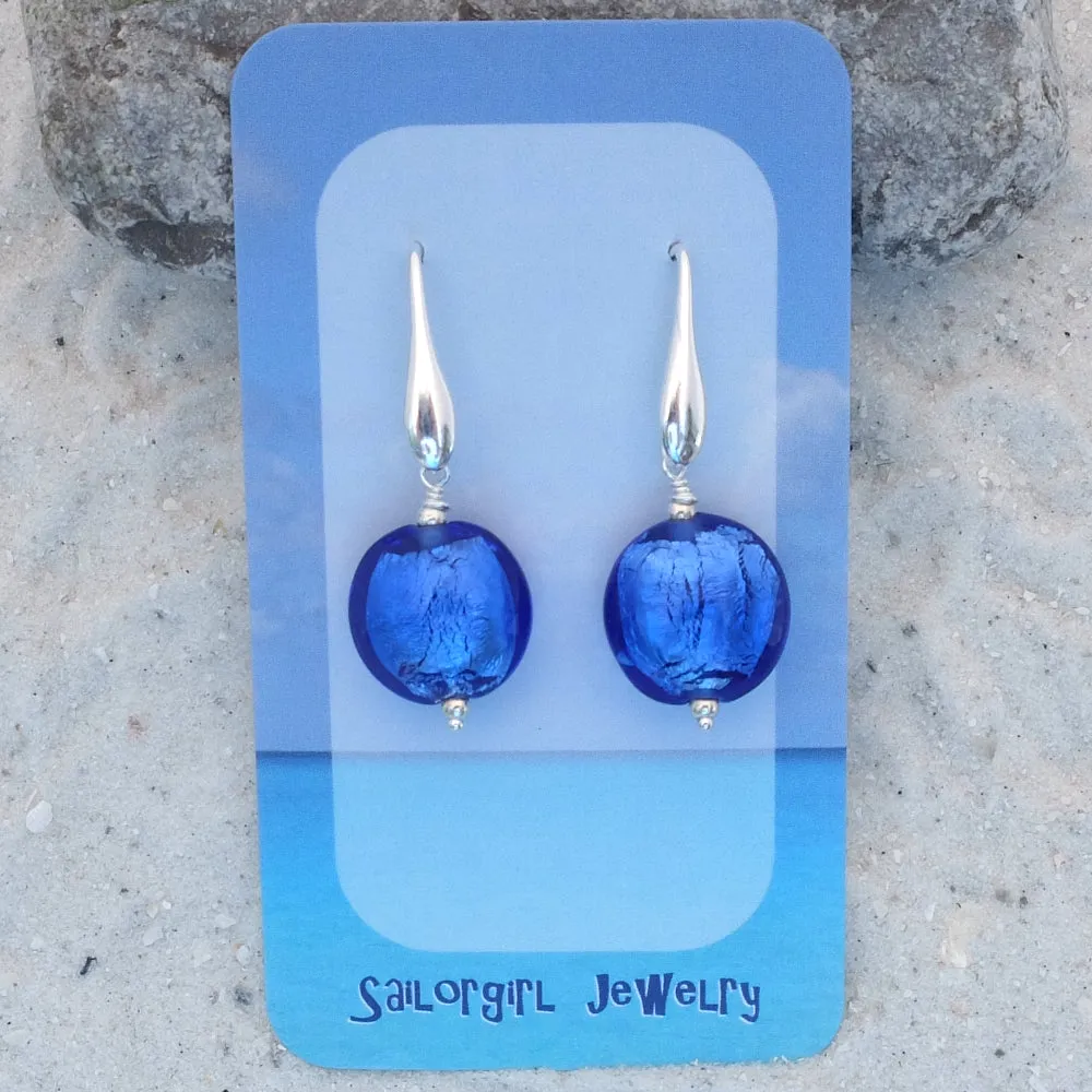 WH25E - Evening Blue Earrings