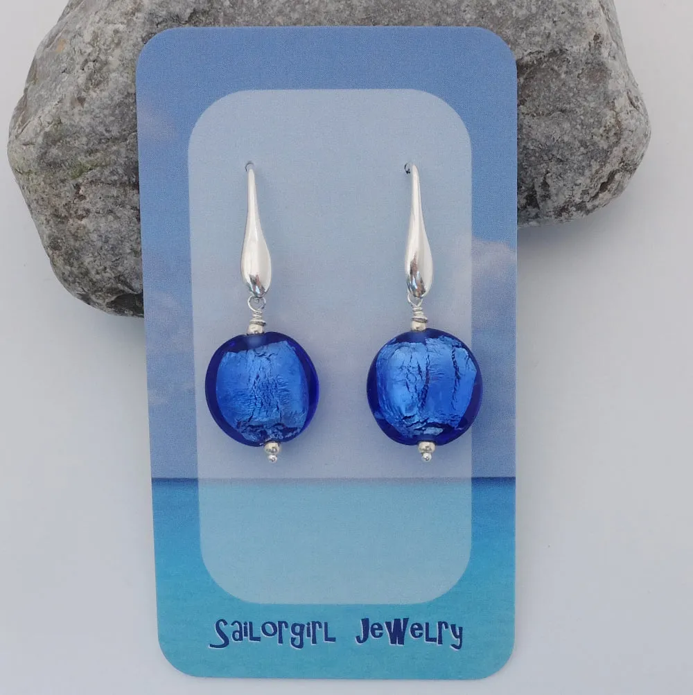 WH25E - Evening Blue Earrings